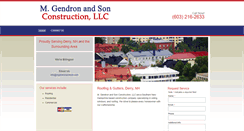 Desktop Screenshot of mgendronandson.com